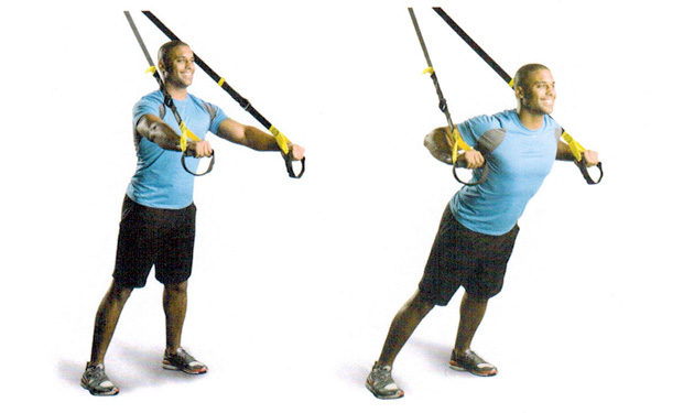 TRX chest press